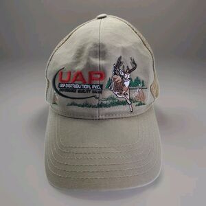 UAP Distribution INC Cap Mesh Back Adjustable Deer Embroidered Ball Hat Unisex